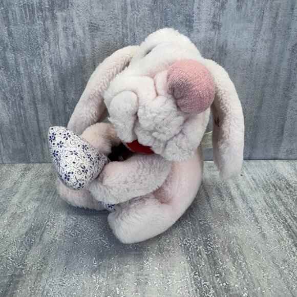 Ganz WRINKLES BABY PUPPY DOG Collar & Bone Pink Plush Stuffy Puppet Bone - Picture 2 of 7